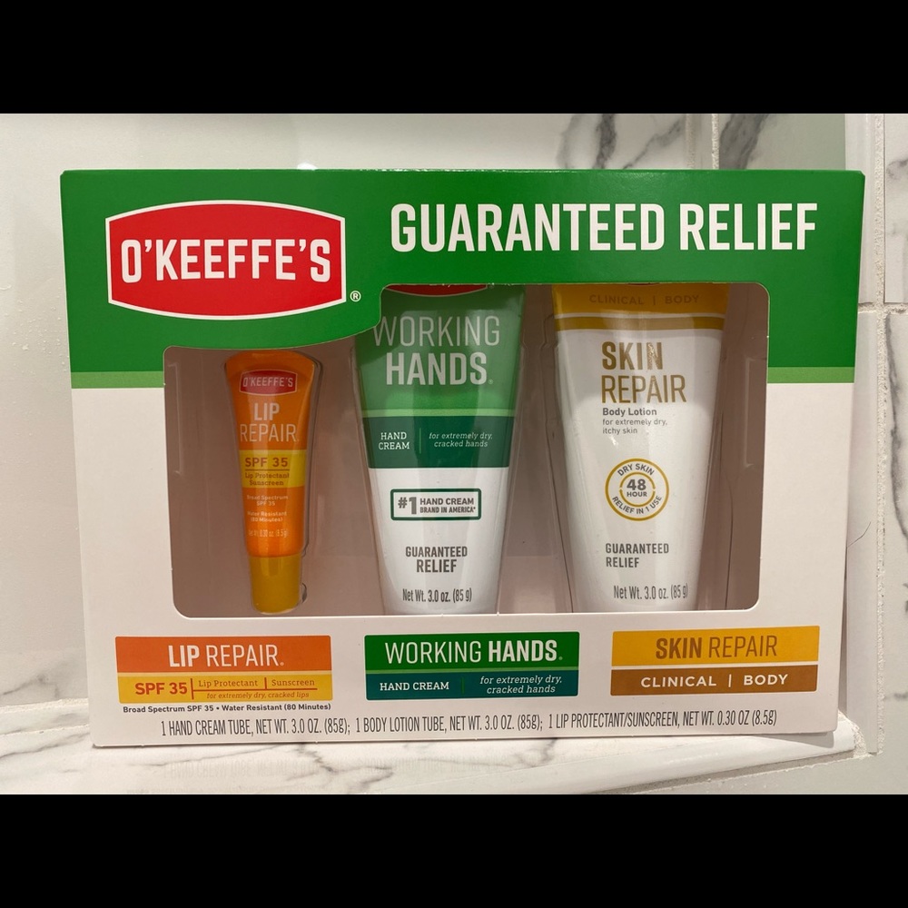 *New* O’KEEFFE’S HAND AND BODY LOTION & LIP REPAIR